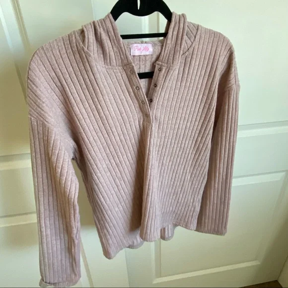 Pink Lily Purple Hoodie - Picture 4 of 5